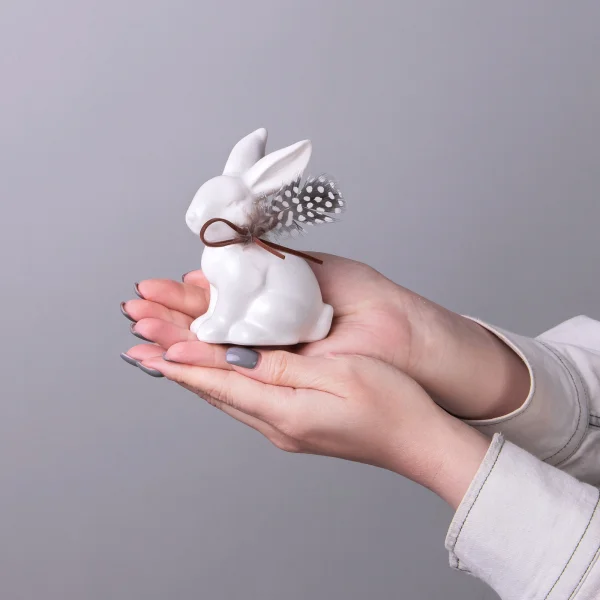 Фигурка ГК Зайка с бантиком 852-016 14см_2