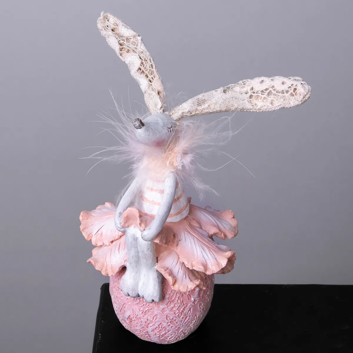 Фигурка ГК Зайка Персиковый 831-408 9x8x20cм_3