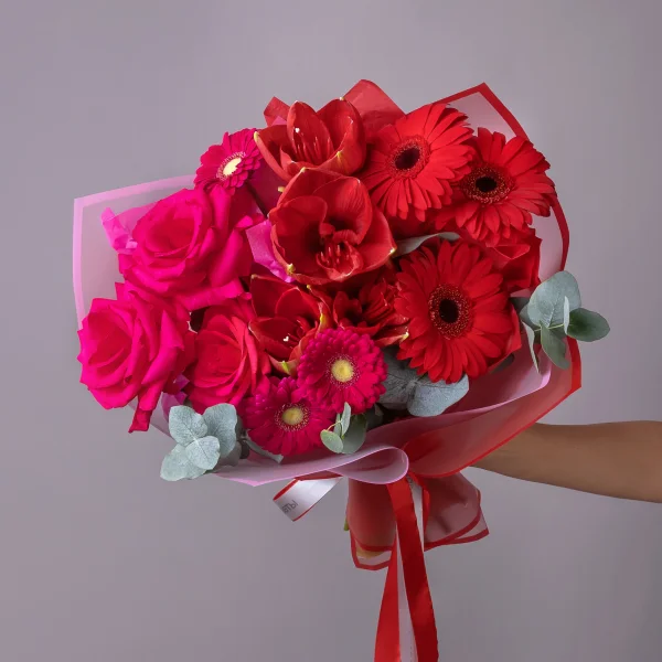 Флористический букет "Пылкое признание"_1