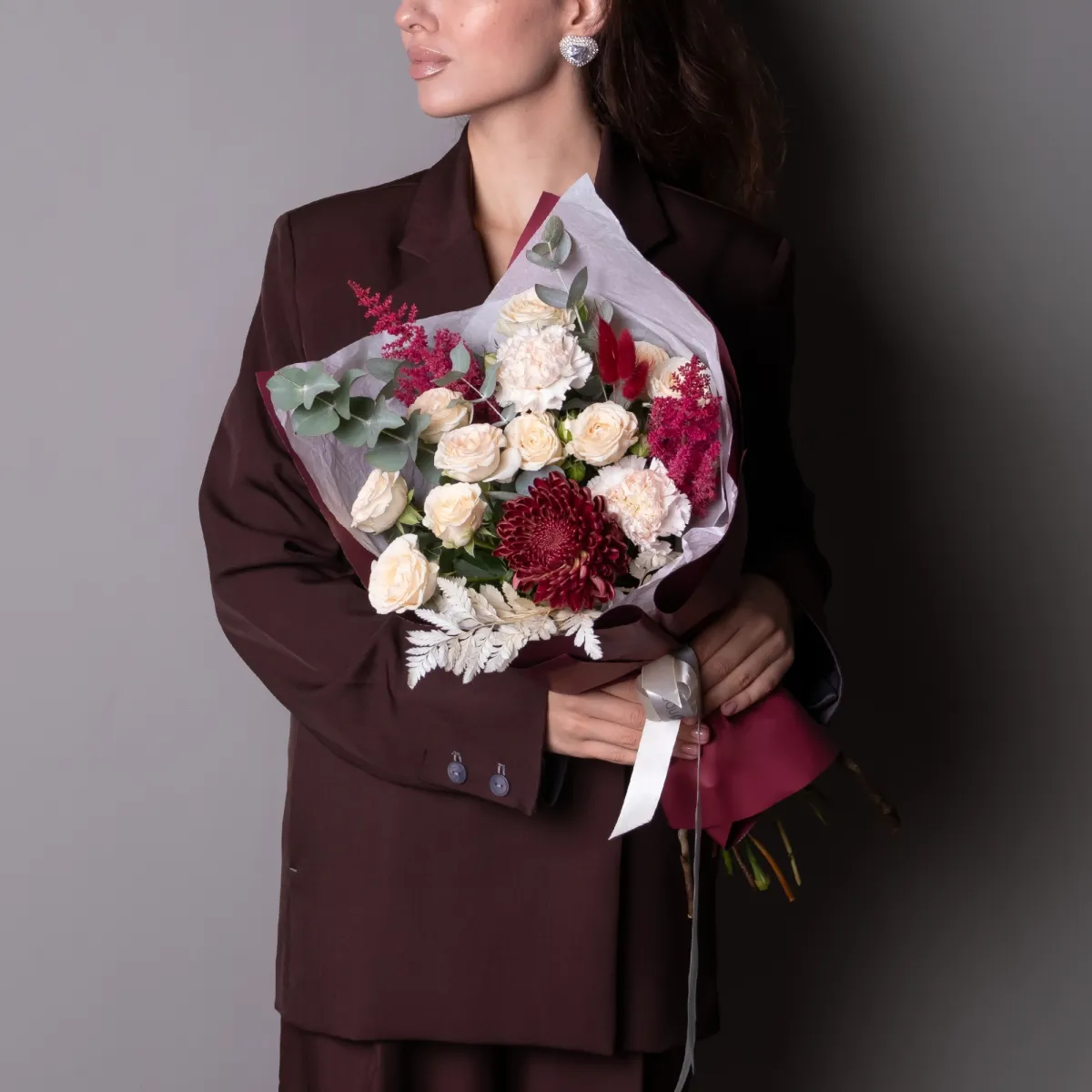 Флористический букет "Бархатная осень S"_2