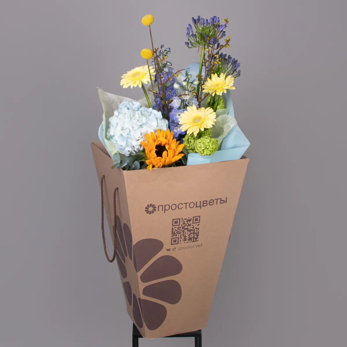 Флористический букет "Весенняя капель"_5