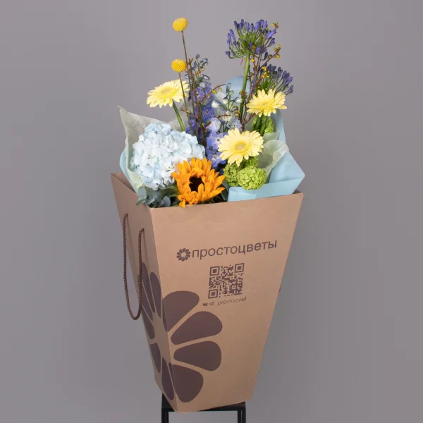 Флористический букет "Весенняя капель"_5