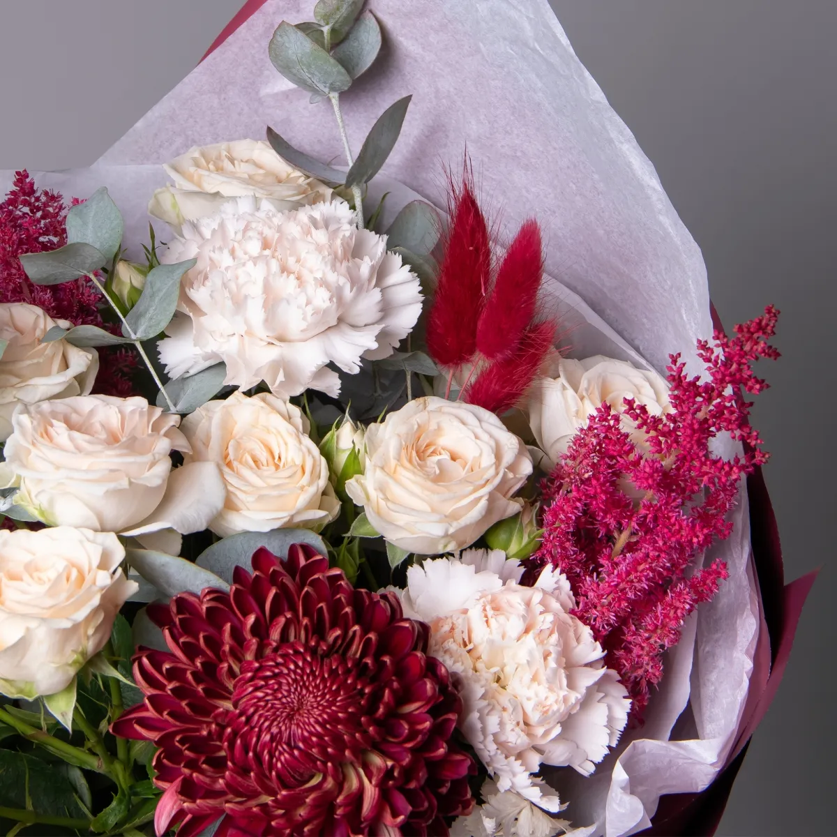 Флористический букет "Бархатная осень S"_5