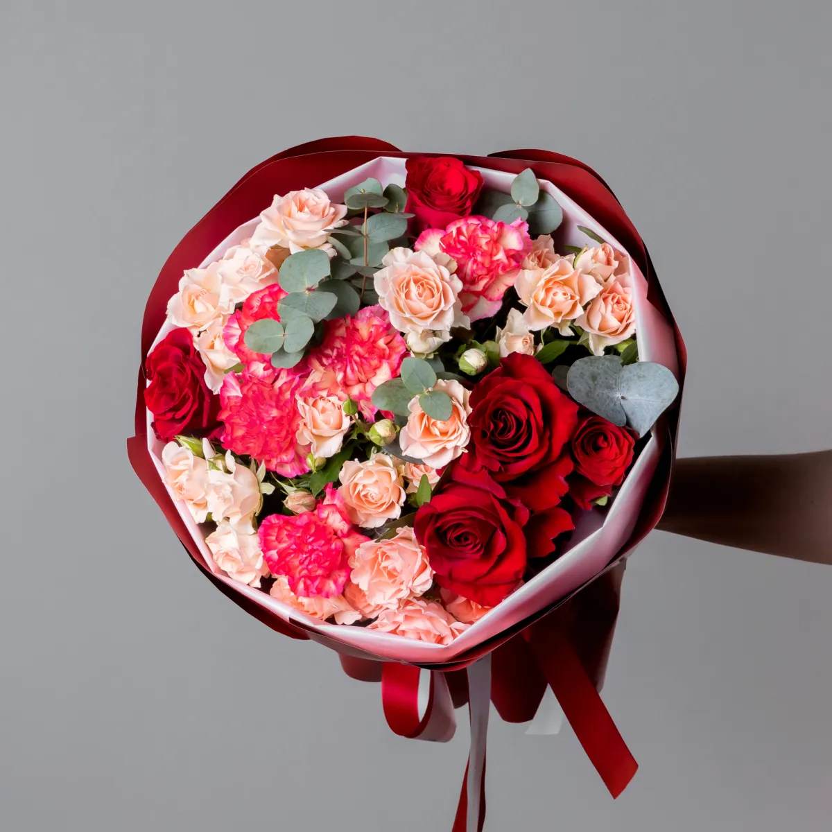 Флористический букет "Ягодный пунш"_1