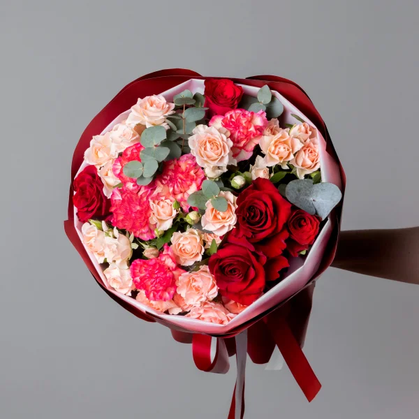 Флористический букет "Ягодный пунш"_1