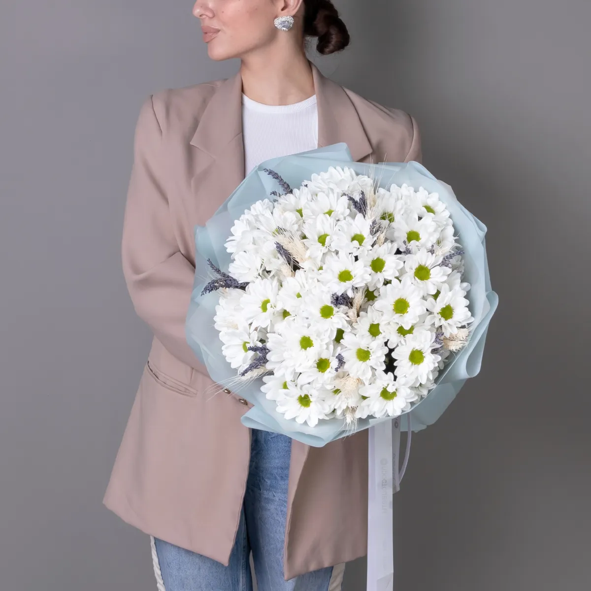 Флористический букет "Пшеничная коса" L_2