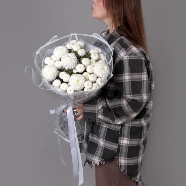 Флористический букет "Белый танец"_3