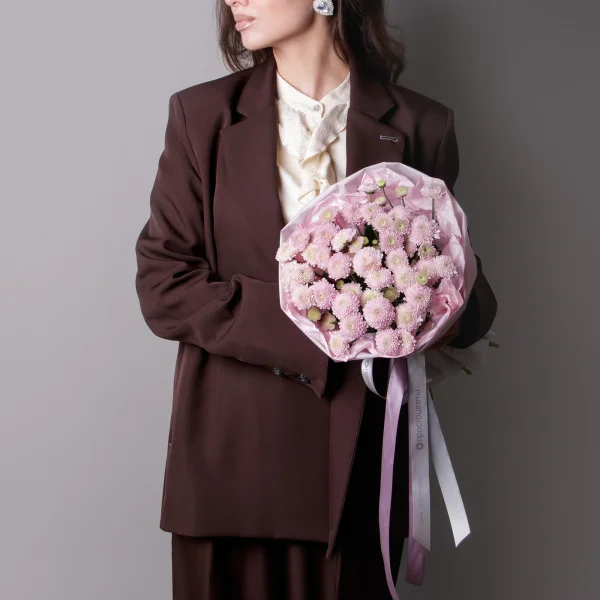 Букет Хризантема сантини "Элисон Смоки"_2