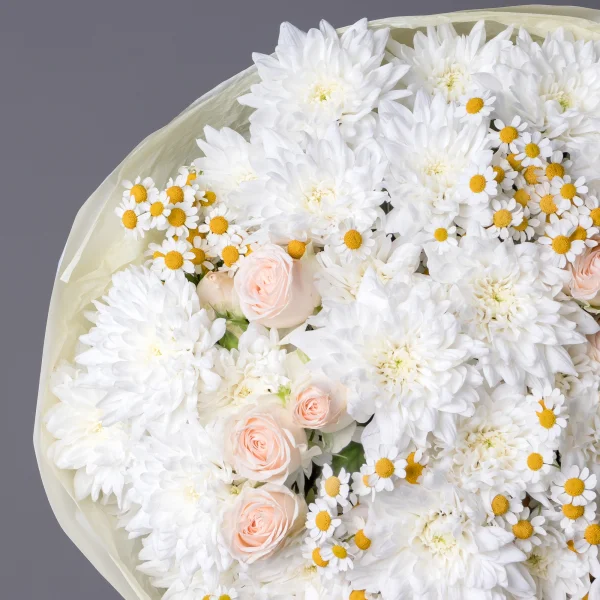 Флористический букет "Белый сон"_3
