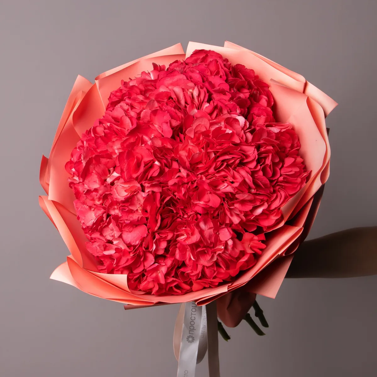 Букет Гидрангия "Хот Пинк"1