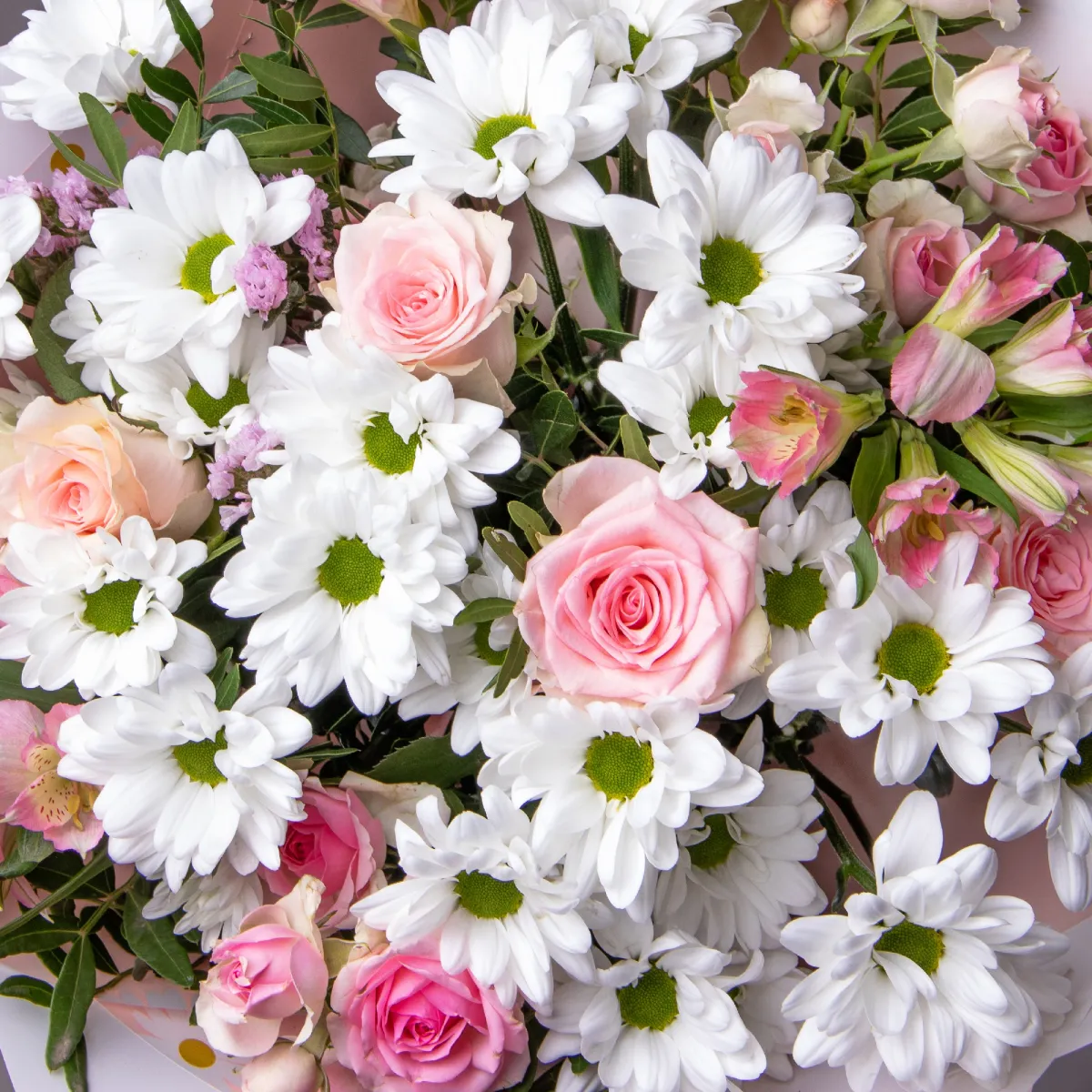 Флористический букет "Панакотта М"_4