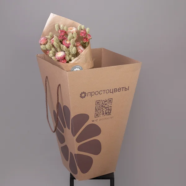 Флористический букет "Сухоцвет Лав Софт"_5