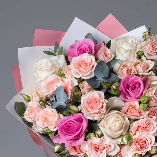 Флористический букет "Пудра S"_3