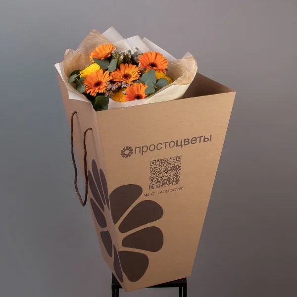 Флористический букет "Санрайз"5