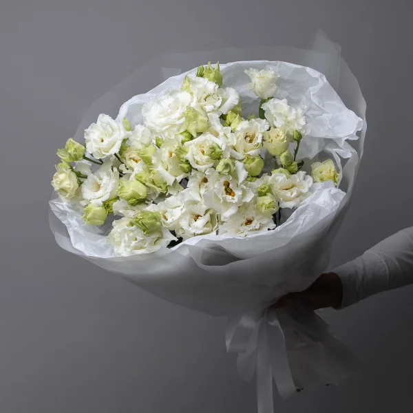 Букет Лизиантус "Ду Алиса Белый"