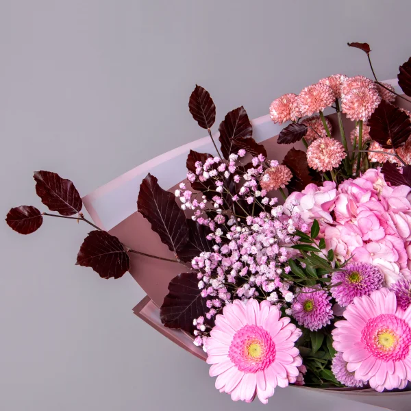 Флористический букет "Розовый сон"_3