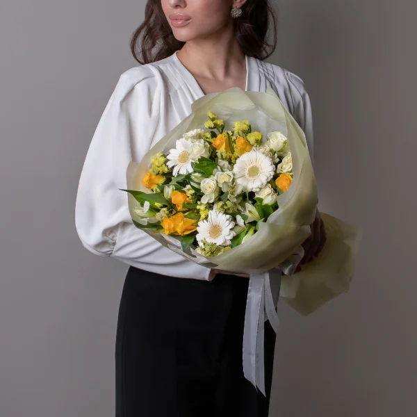 Флористический букет "Яркий день"_2