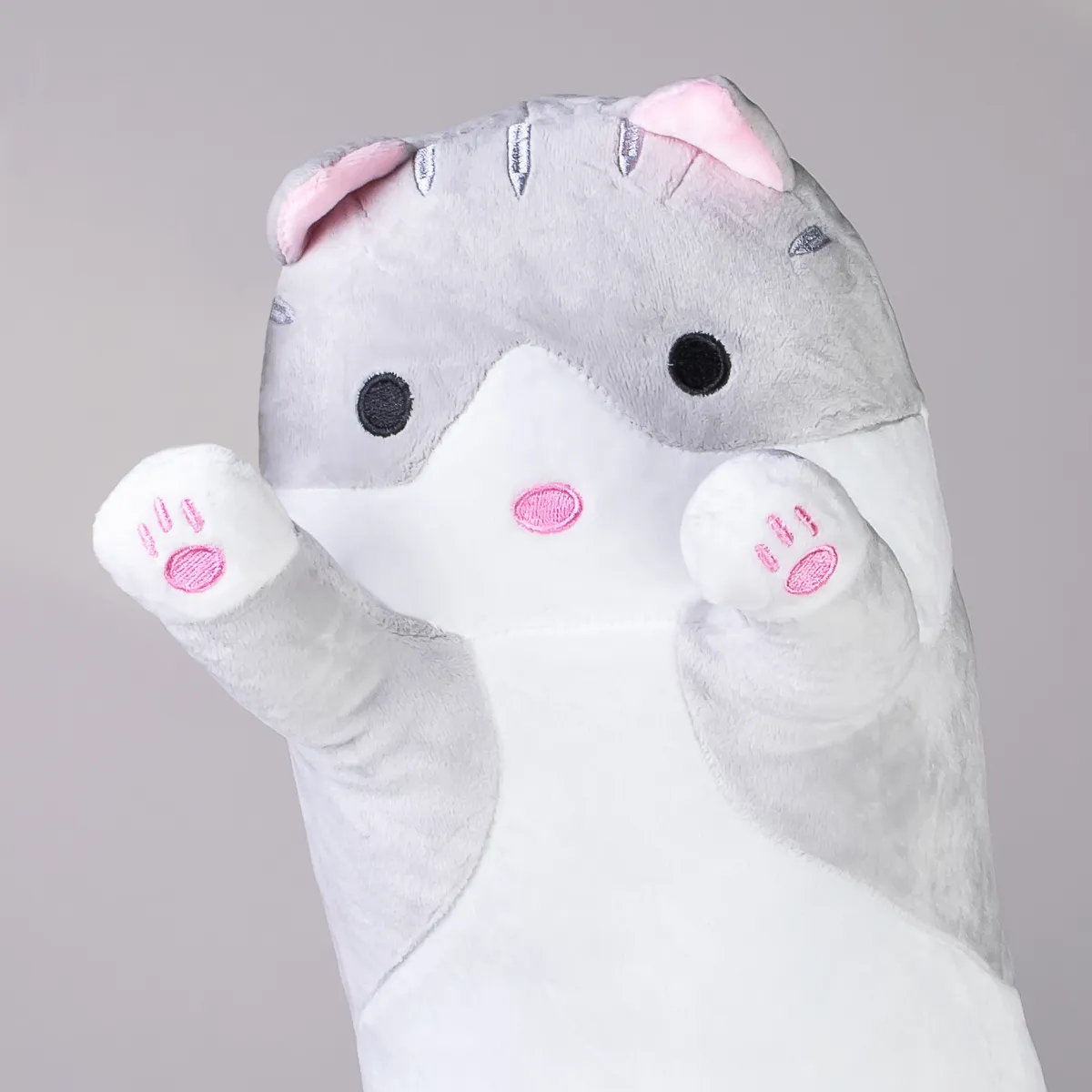Игрушка Maxitoys, Кот Батон Серый, 70 см_3