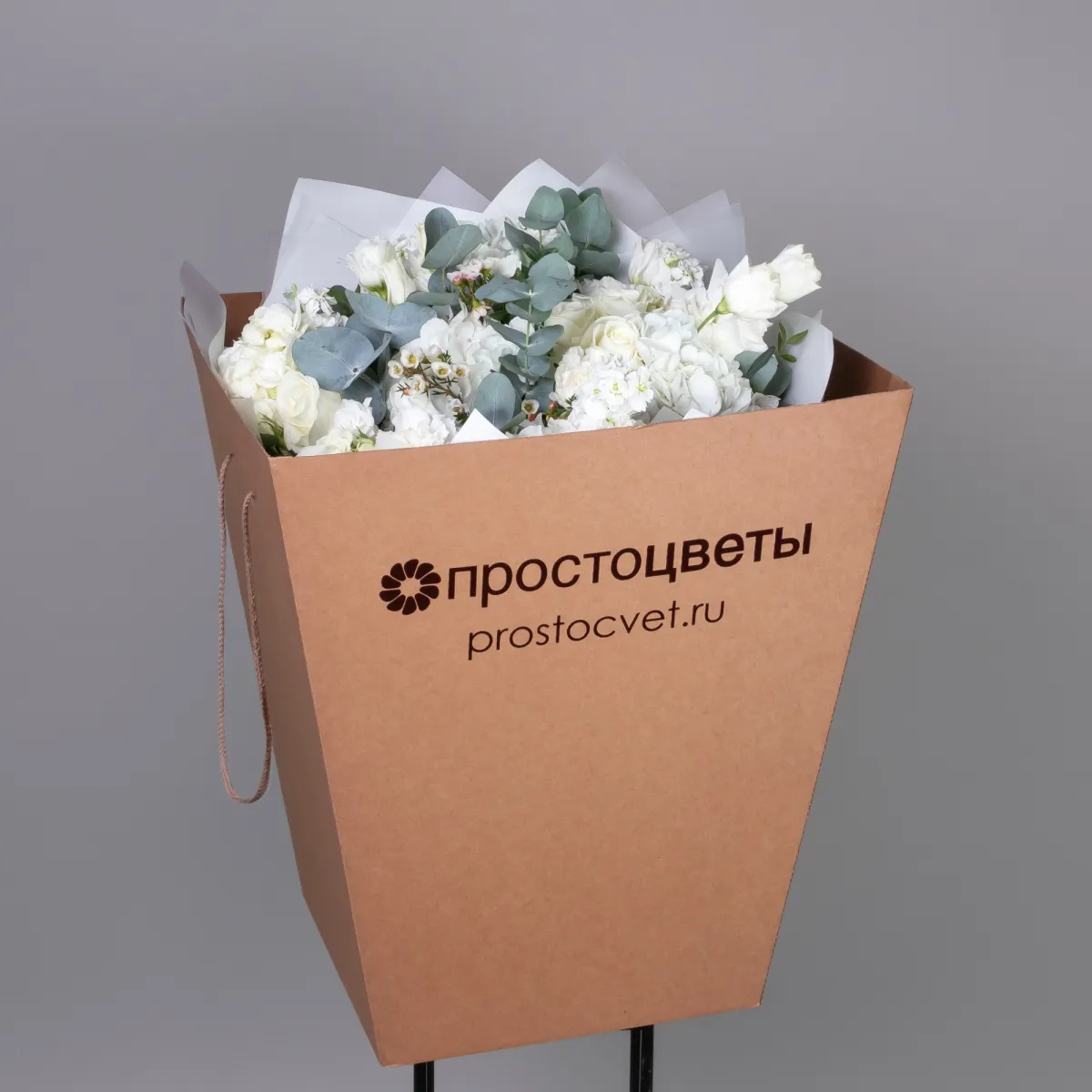 Флористический букет "Лунный свет"_6