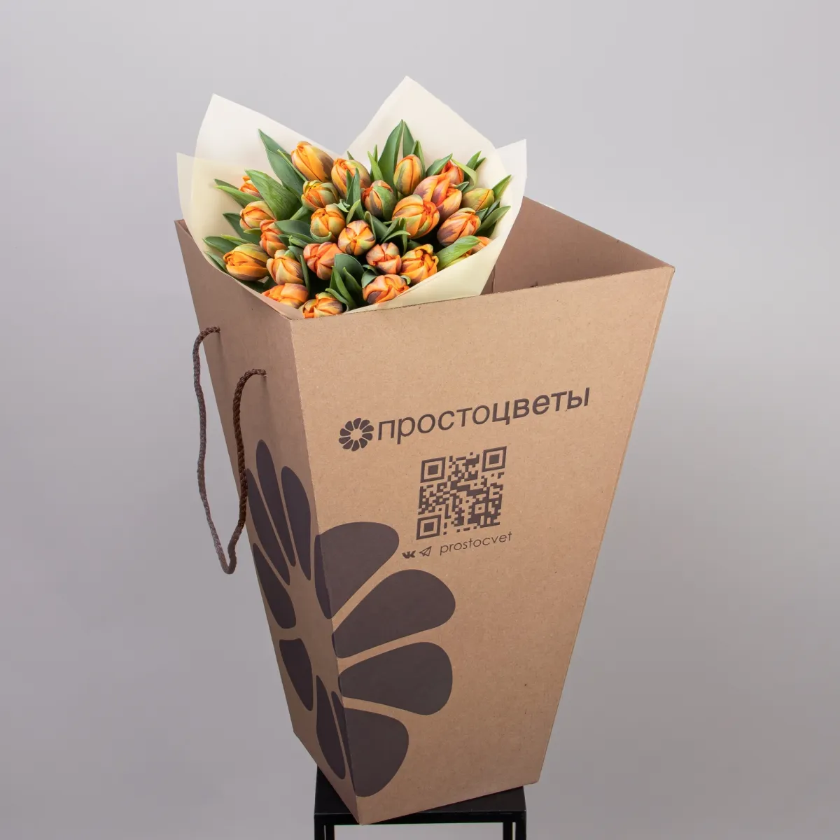 Букет Тюльпан "Ду Оранж Принцесс"