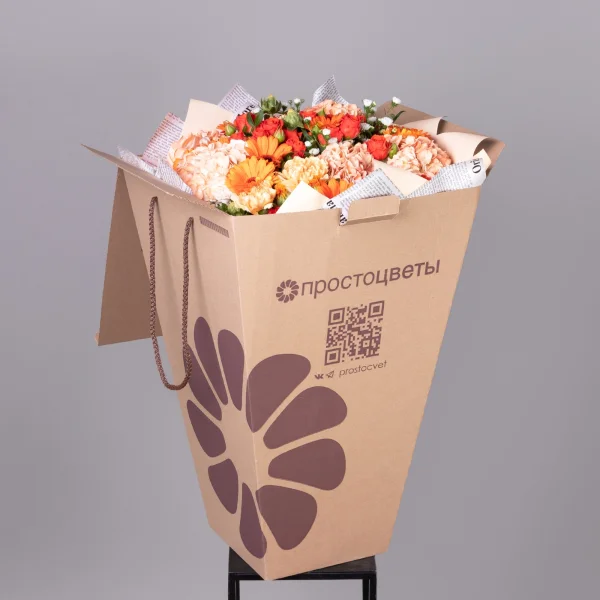 Флористический букет "Цветочный каскад"_6