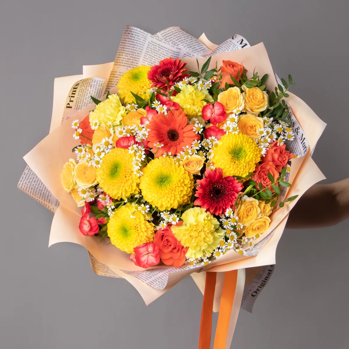 Флористический букет "Солнечная поляна"_1