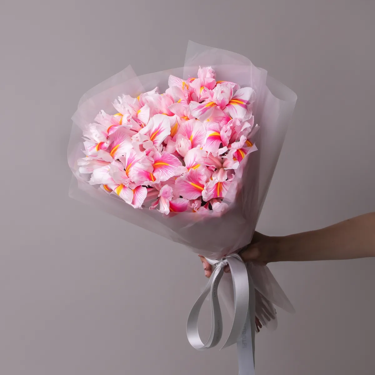 Букет Ирис "Краш. Скарлет"_1