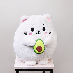 Игрушка Котик с Авокадо, 35 см
