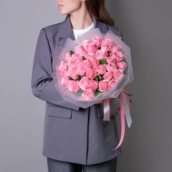 Букет Роза "Розовая"_2