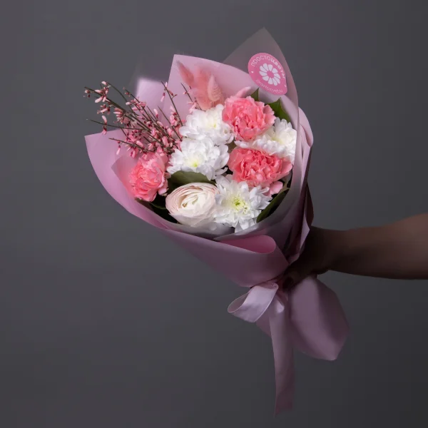 Флористический букет "Мгновение весны S1"