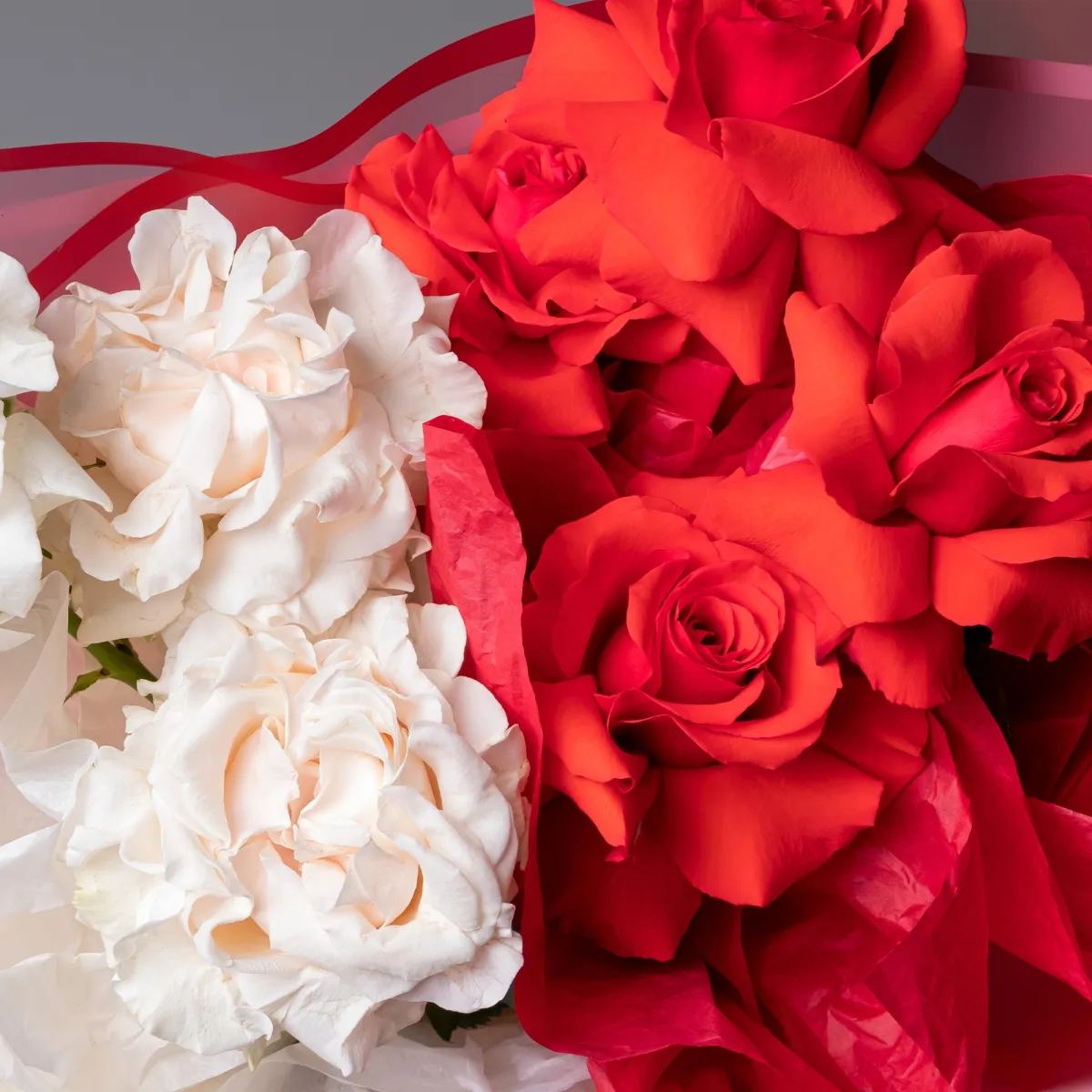 Флористический букет "Страсть и нежность"4