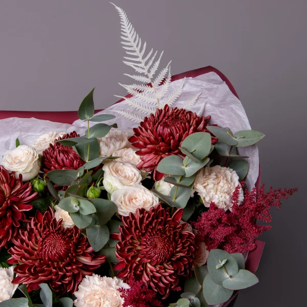 Флористический букет "Бархатная осень L"_4
