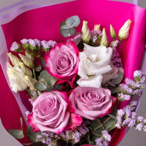 Флористический букет "Черничный пирог S "_4