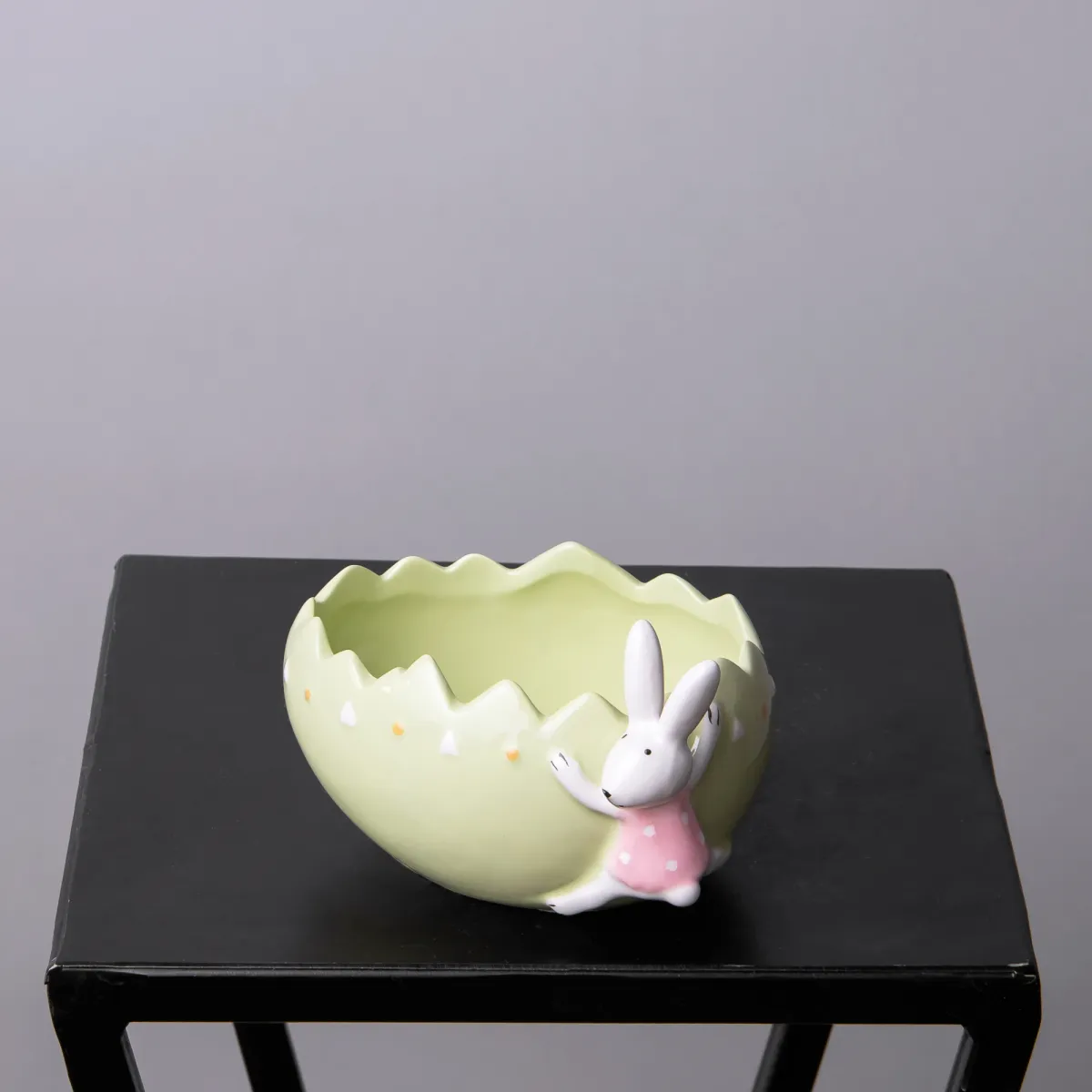 Фигурка ГК Зайчик кашпо 834-881 зеленый_1