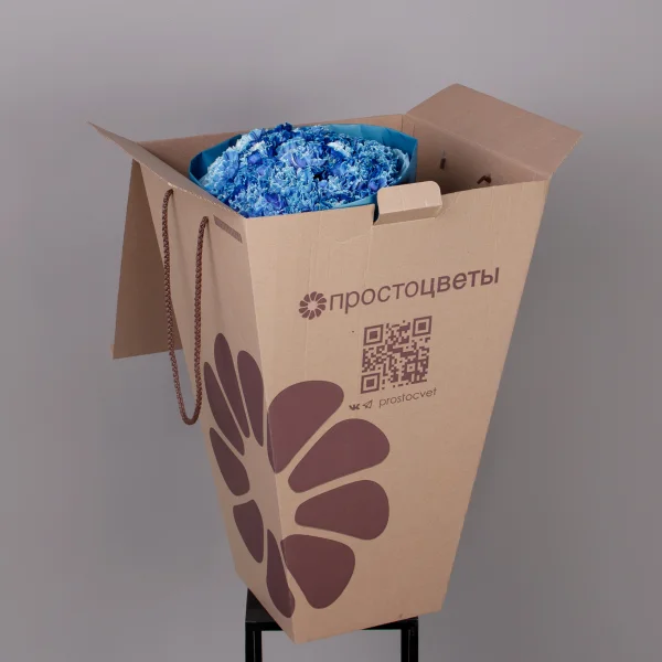 Букет Гвоздика "Тинтед Блу"_5