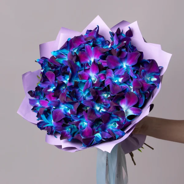Флористический букет "Космические орхидеи 35 шт"_1