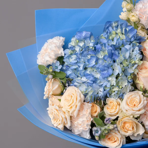 Флористический букет GPT "Синяя гармония М"_3