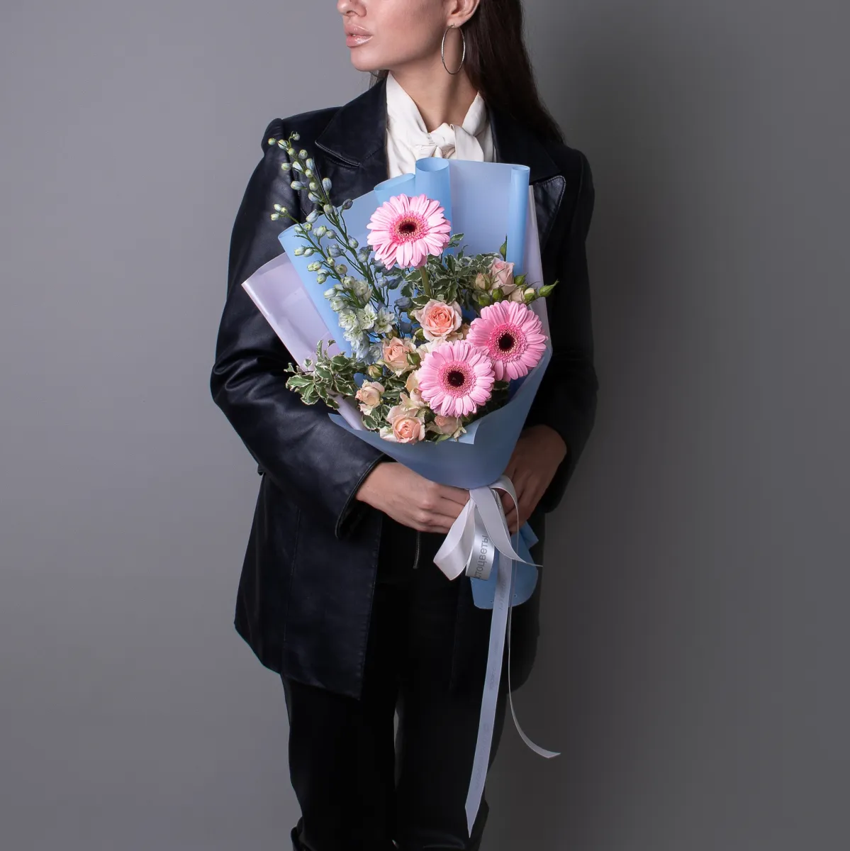 Флористический букет "Нежное прикосновение"_2