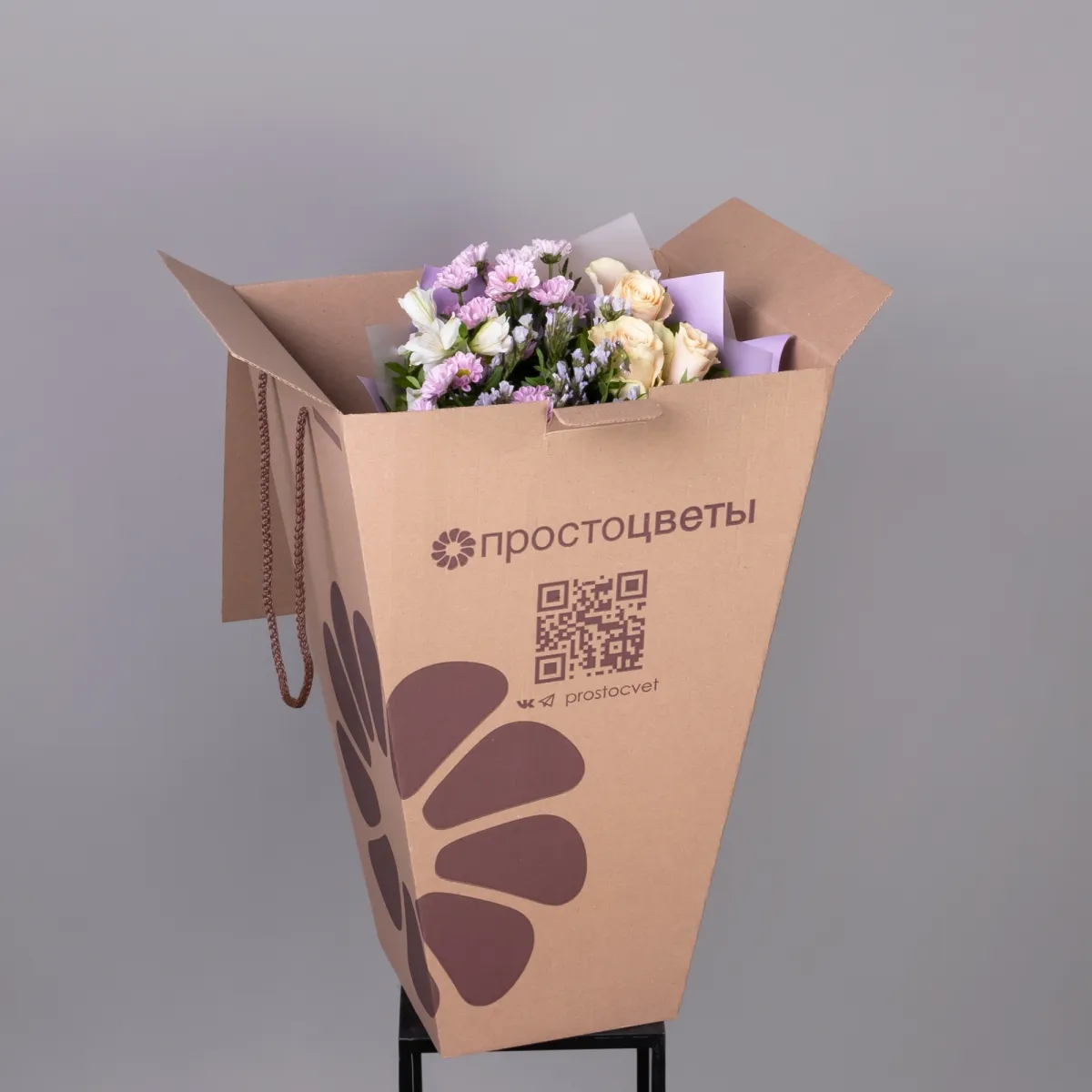 Флористический букет NEW "Гравити S"_6