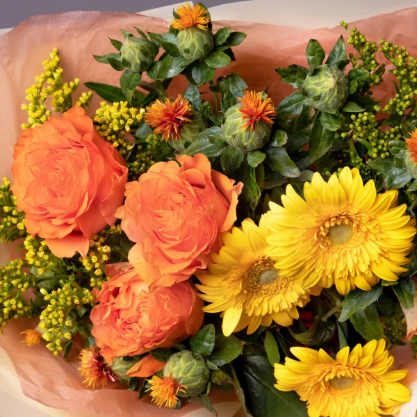 Флористический букет "Лучезарный день"_4