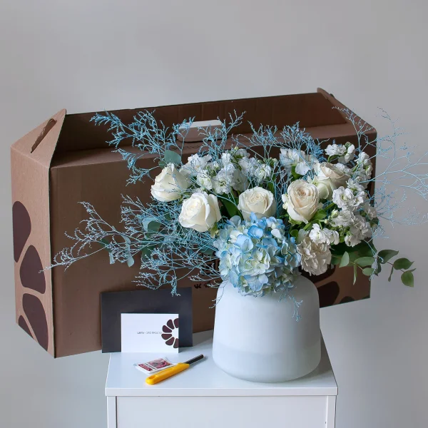 Флористический букет "Цветочный бокс №4"_2