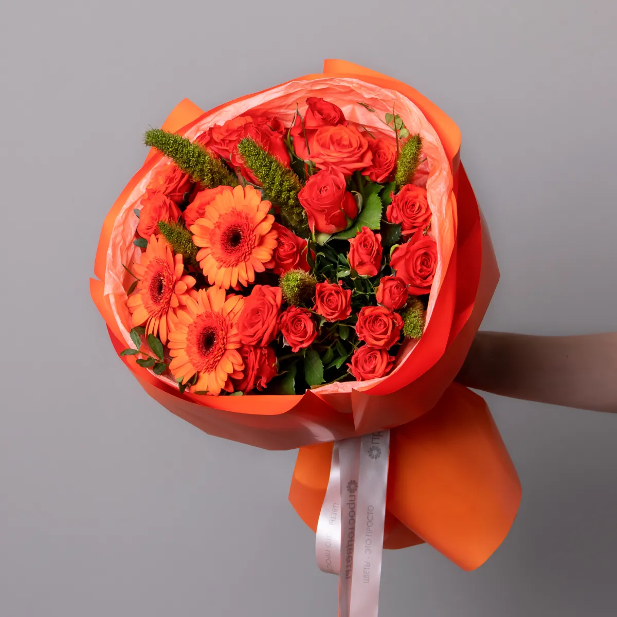 Флористический букет "Искры радости"_1