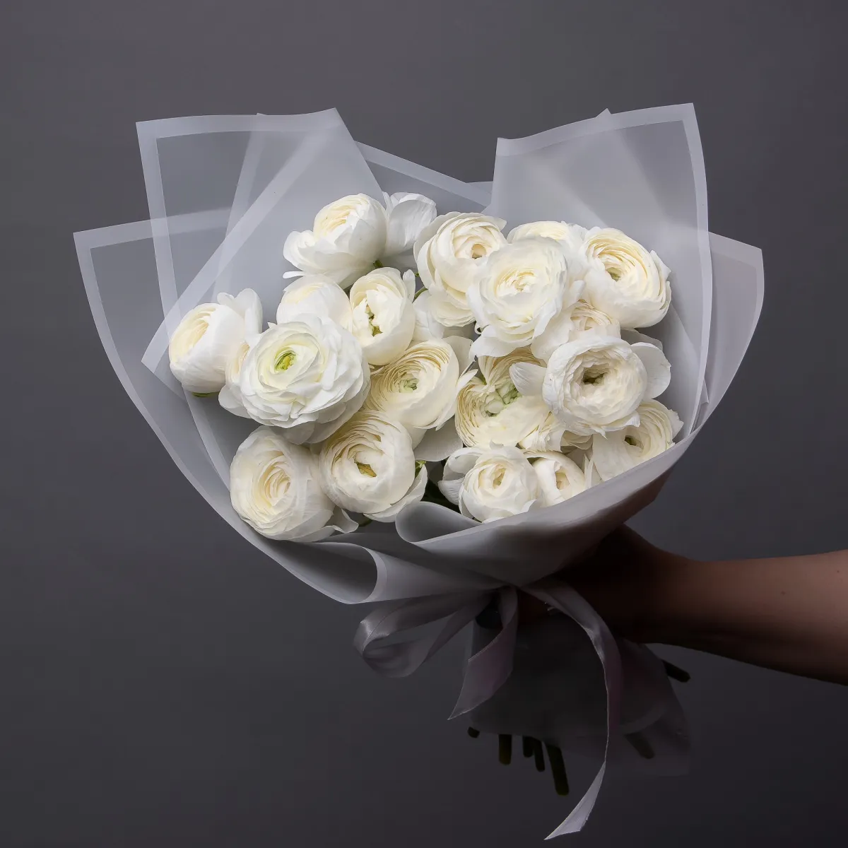 Букет Ранункулус "Клуни Клауд"_1