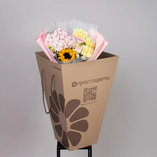 Флористический букет "Летний поцелуй XS"_5