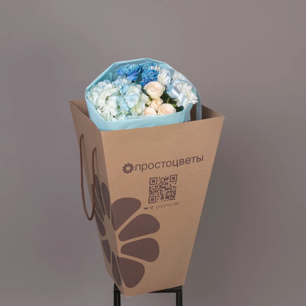 Флористический букет "Небесное счастье XS"_5