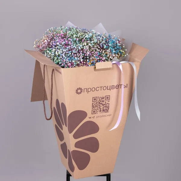 Флористический букет "Радужные мечты"_6