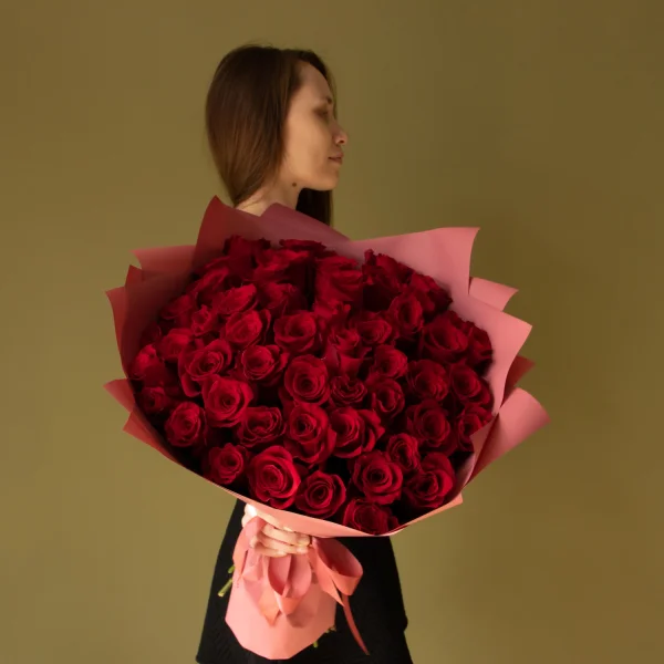 Флористический букет "51 роза"