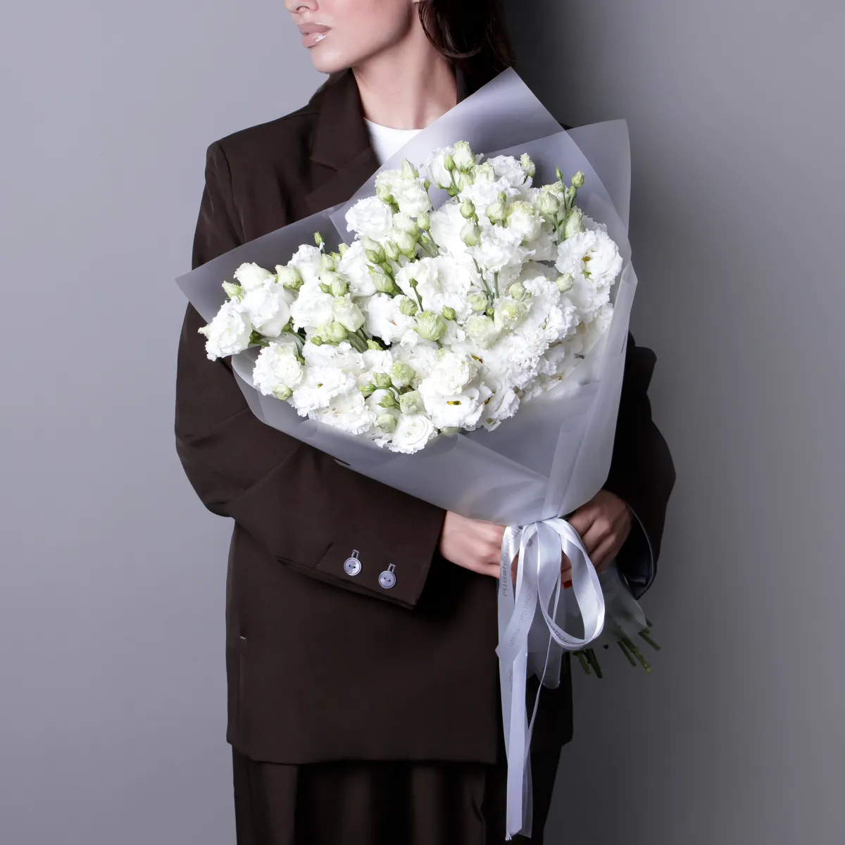 Букет Лизиантус "Ду Селеб кристал"_2