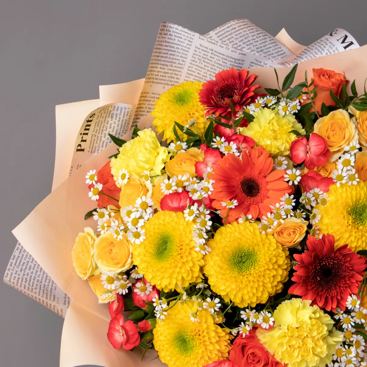 Флористический букет "Солнечная поляна"_3