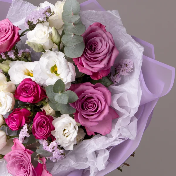 Флористический букет NEW "Черничный пирог L"_5